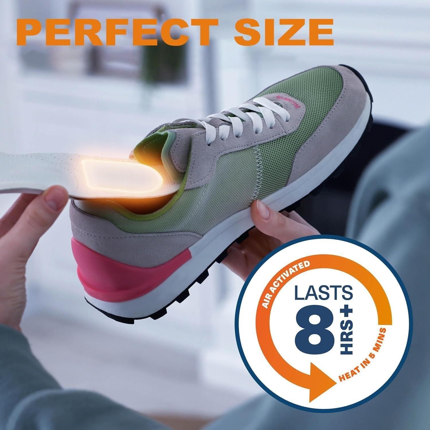 Toe & Foot Warmers, Body Heat Patches & Insole Warmer - 2 Pieces